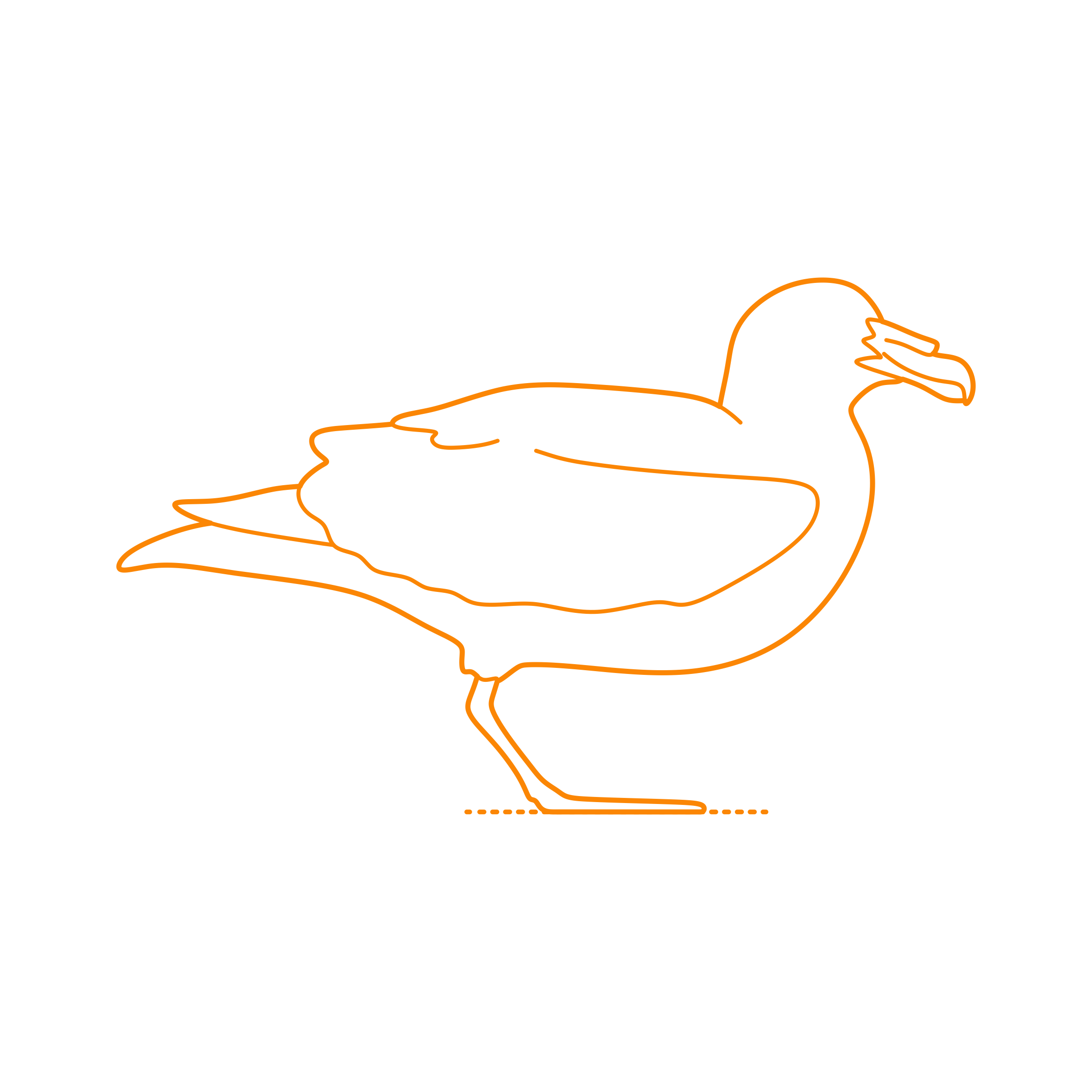 Animals Seabirds Southern Giant Petrel Silhouette Cutting Svg Files Free Vectors